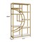 Modern 9 Shelf Bookcase 68.9 Inch Tall, Open Storage Organizer with Metal Frame and Wood Shelves for Books Decor and Plants